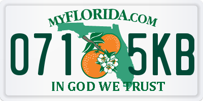 FL license plate 0715KB