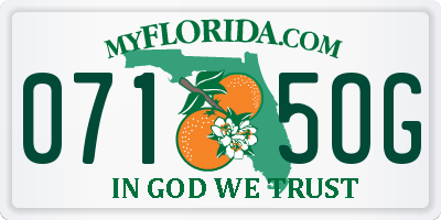 FL license plate 0715OG