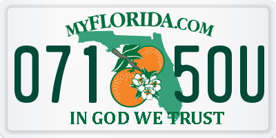 FL license plate 0715OU