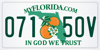 FL license plate 0715OV