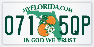 FL license plate 0715QP