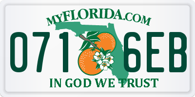 FL license plate 0716EB