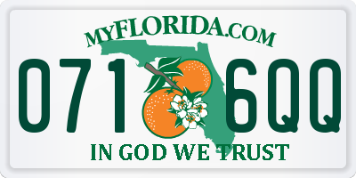FL license plate 0716QQ