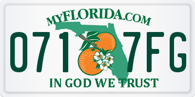 FL license plate 0717FG