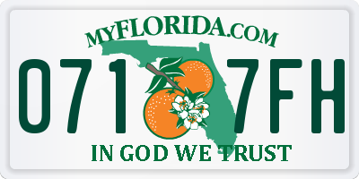 FL license plate 0717FH