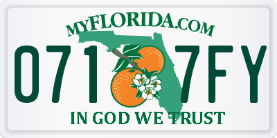 FL license plate 0717FY