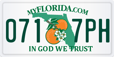 FL license plate 0717PH