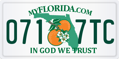 FL license plate 0717TC
