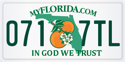FL license plate 0717TL