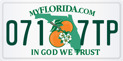 FL license plate 0717TP