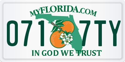 FL license plate 0717TY