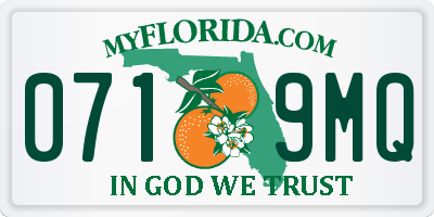 FL license plate 0719MQ