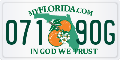 FL license plate 0719OG