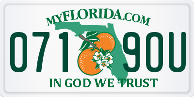 FL license plate 0719OU