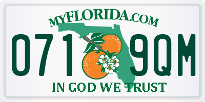 FL license plate 0719QM