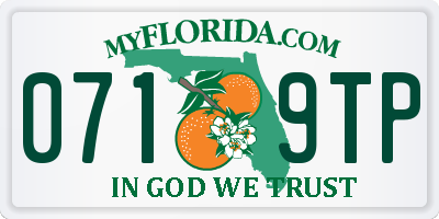 FL license plate 0719TP