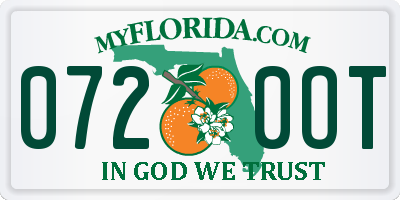FL license plate 0720OT