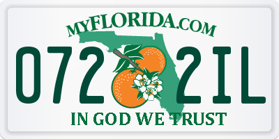 FL license plate 0722IL