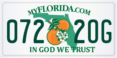 FL license plate 0722OG