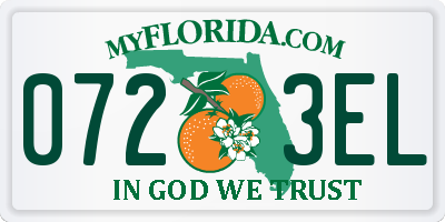 FL license plate 0723EL