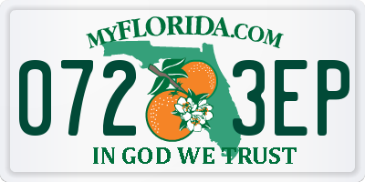 FL license plate 0723EP