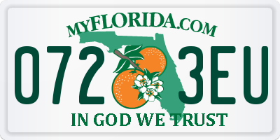FL license plate 0723EU
