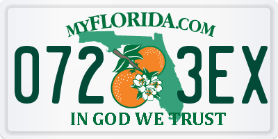 FL license plate 0723EX
