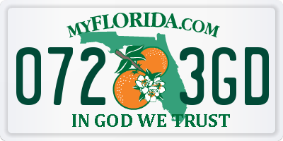 FL license plate 0723GD