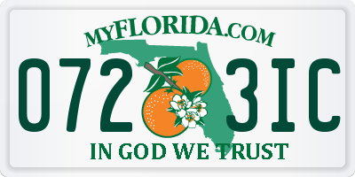 FL license plate 0723IC