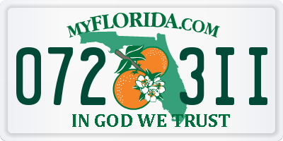 FL license plate 0723II