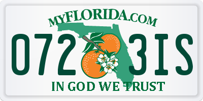 FL license plate 0723IS