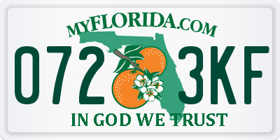 FL license plate 0723KF