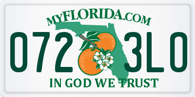 FL license plate 0723LO