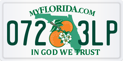 FL license plate 0723LP