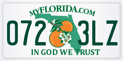 FL license plate 0723LZ