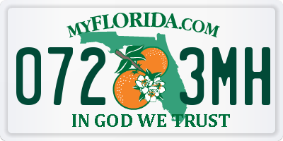 FL license plate 0723MH