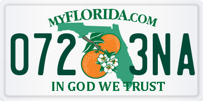 FL license plate 0723NA
