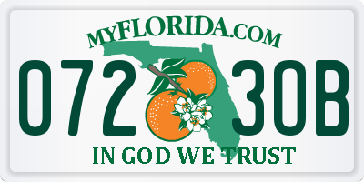 FL license plate 0723OB