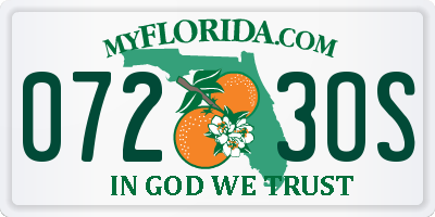 FL license plate 0723OS