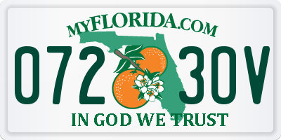 FL license plate 0723OV