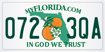 FL license plate 0723QA