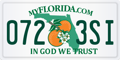 FL license plate 0723SI