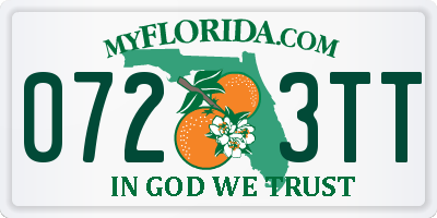 FL license plate 0723TT