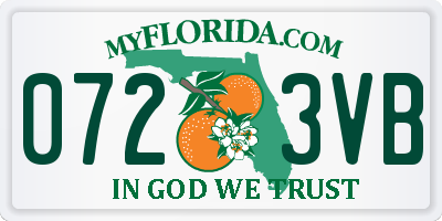 FL license plate 0723VB