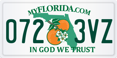 FL license plate 0723VZ