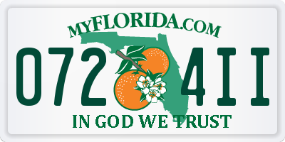 FL license plate 0724II