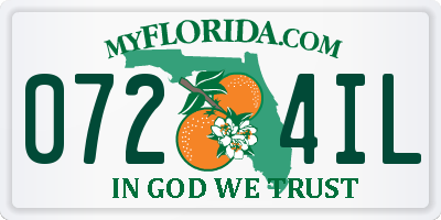 FL license plate 0724IL