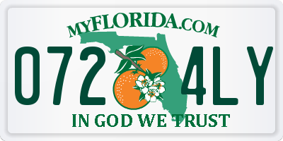 FL license plate 0724LY