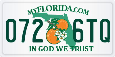 FL license plate 0726TQ