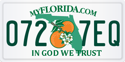 FL license plate 0727EQ